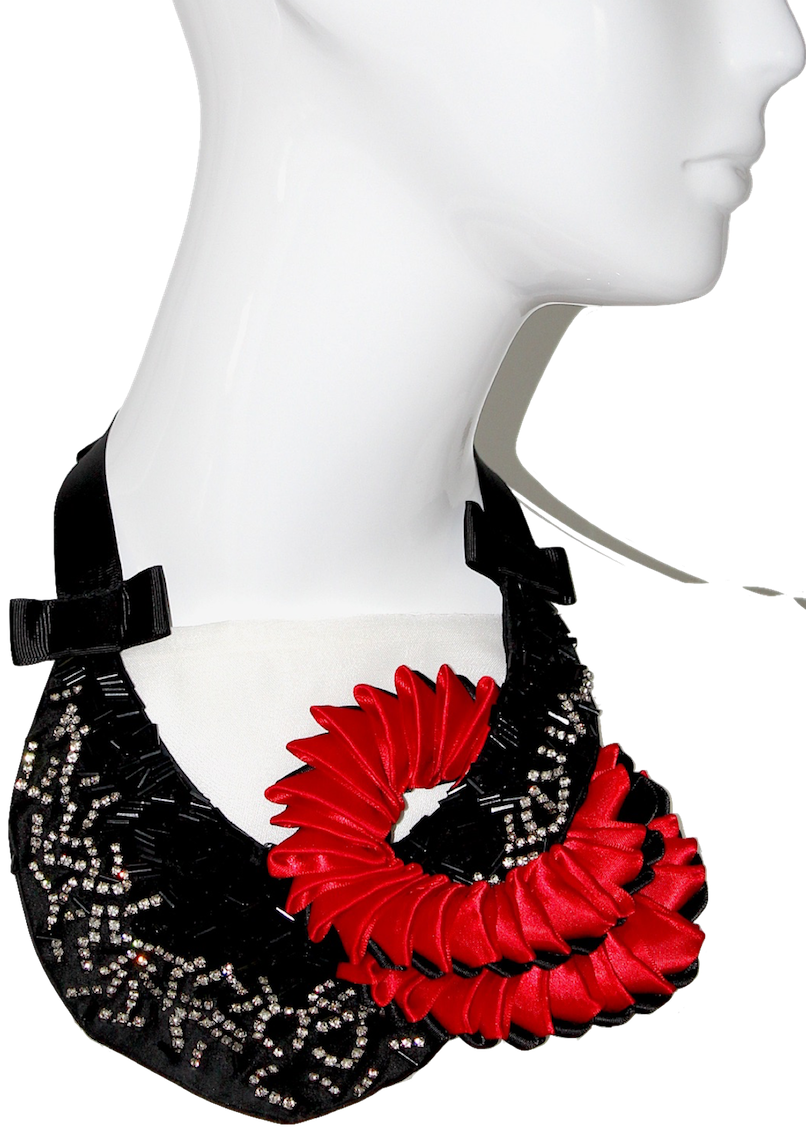 Cercle Red Bib Necklace